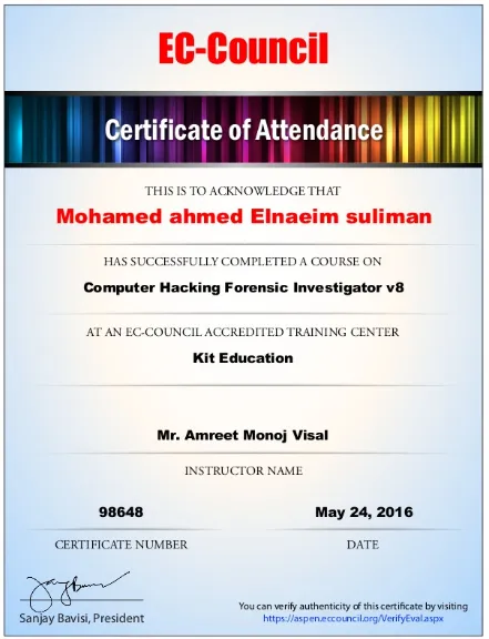 Certificado Finalización