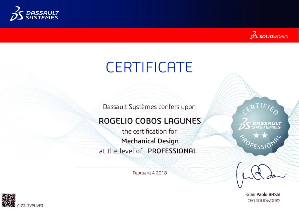 Certificación SolidWorks